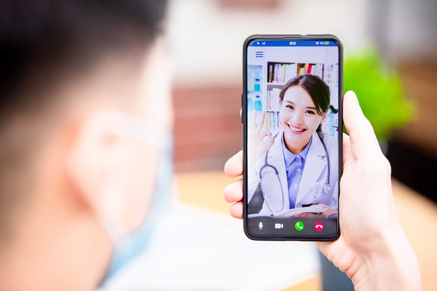 Telemedicine Concept with Phone